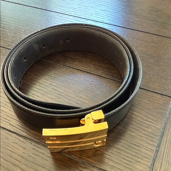 Dunhill Vintage Leather Belt - Picture 1 of 5